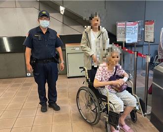 老婦迷途徘迴捷運北門站      警憑聯繫小卡助團圓