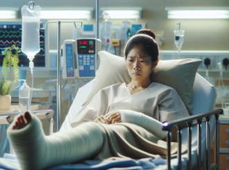 32歲女骨折臥床險因肺栓塞送命 醫揭「沉默殺手」警訊