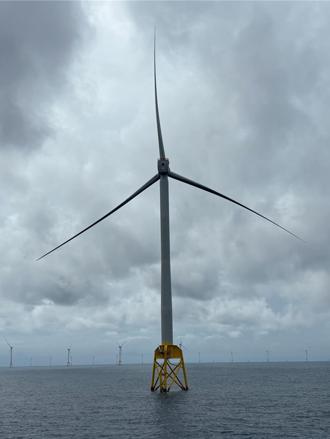 台積電「專供」綠電來了！沃旭彰化外海風場風機首度發電