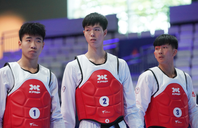 中華跆拳道男團闖進德國萊茵魯爾世大運金牌戰。（圖／大專體總提供）