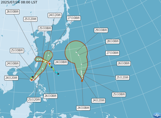 快訊》又有熱帶低壓！最快今晚生成「柯羅莎」颱風