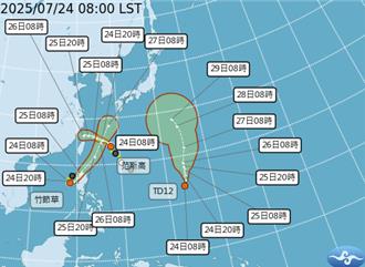 雙颱減弱仍有影響 氣象署：周六中南部防大雨