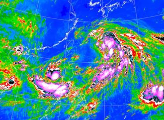 「柯羅莎」颱風生成！3颱共舞 最新路徑曝