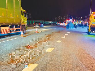 國道離奇摔車外 監理所科員成碎屍