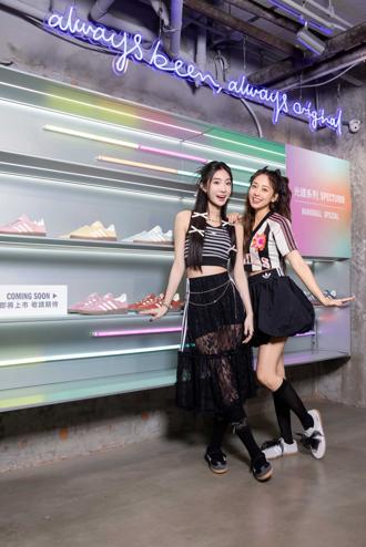 鬼鬼帶女兒穿搭幻想登場 陳華甜酷現身踩點西門新店