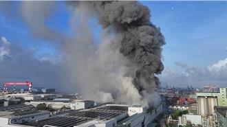 高雄三元能源科技廠大火！　 疑鋰電池熱失控釀災