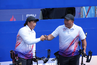 德國世大運》中華複合弓混雙惜敗！陳思妤／吳子瑋無緣銅牌