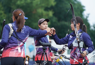 德國世大運》射箭反曲弓女團 中華不敵日本銀恨