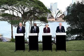 英澳簽50年潛艦協議 強化國防合作