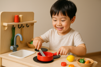 兒童廚具忽然爆火 讓娃娃切牛肉、炸爆米花，安全隱患有多大？