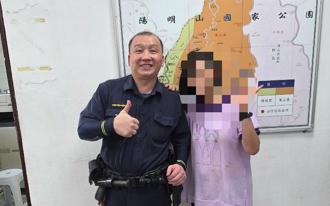 婦人陽明山古圳步道迷途 士林警及時救援助脫困