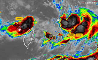 竹节草将復活！低压外围环流挟雨弹狂炸 中南部现强降雨讯号