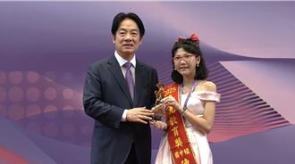 燒燙傷女孩的逆襲！桃園陳婕渝獲總統教育獎 賴清德點名表揚