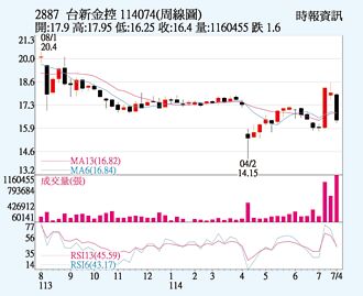台新金 合併前景可期