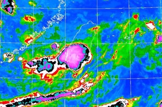 中南部「一大坨紫色」 鄭明典示警：一定會有人需要幫忙