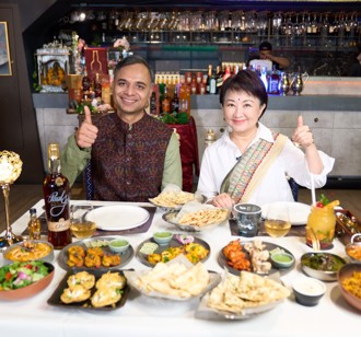 從鍋烤到瑜珈盧秀燕與印度駐台代表拍形象影片 台中鍋烤節國際感十足