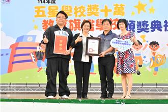 彰化五星學校認證獎勵金連年增 37所學校獲獎347萬元