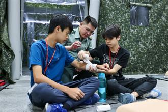 全民國防教育暑期戰鬥營 藉實作建立應變能力扎根國防