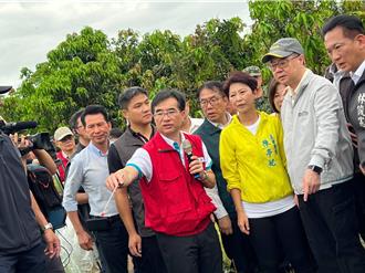 73公分积水！台南白河淹惨 卓荣泰勘灾急允千亿治水