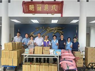 宜兰罗东玉照天宫信眾传爱金门 捐824公斤白米关怀弱势