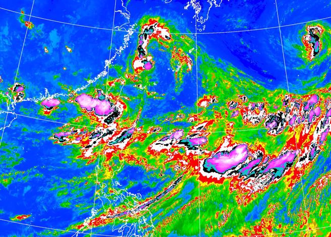 今各地天气不稳定，中南部易有短延时强降雨，并有大雨或局部豪雨发生机率。（中央气象署提供）