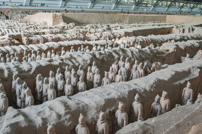 秦始皇的兵马俑。（示意图：shutterstock/达志）