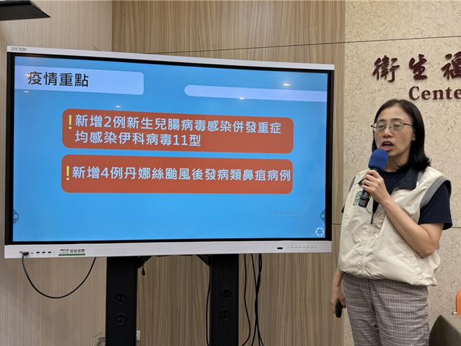 疾管署表示，新生兒腸病毒流行期延長至八月底。（鄭郁蓁攝）