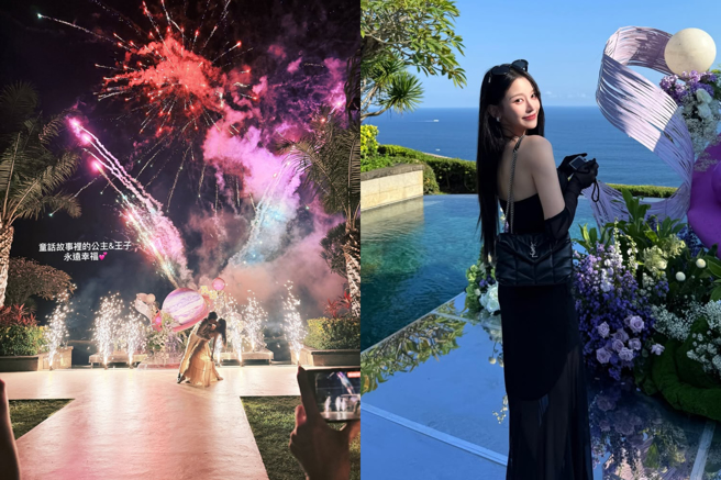 女星蔡瑞雪峇里島參加婚宴。（圖／翻攝自snowbabyq IG）