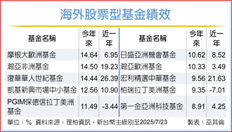 非美股票型基金崛起
