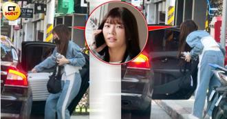 直擊》啦啦隊女神林穎樂爆秘戀多年　大學男友接送情曝光
