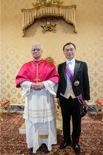 教廷捐5萬美元助台風災重建  外交部盼促進長久邦誼