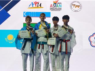 亞洲青少年跆拳道錦標賽 平鎮國中奪1金1銅締造金牌大滿貫