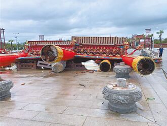 南鲲鯓牌楼 原构件重建可行