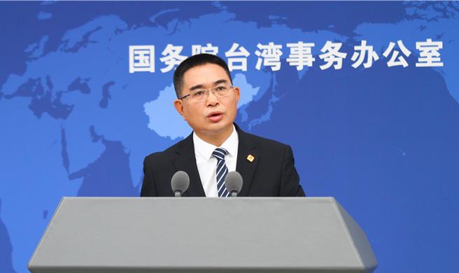 近日台湾立委大罢免失败后，赖清德表示更加凝聚反攻护台力量，大陆国台办陈斌华批评是自欺欺人。（吴泓勋摄）