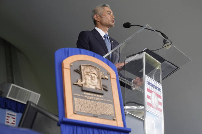 鈴木一朗正式入選美國棒球名人堂。（圖／美聯社）