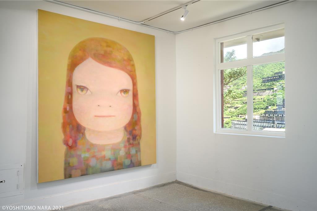 日本當代藝術家奈良美智「跟著朦朧潮濕的一天去旅行」10年巡展計畫，第4站插旗金瓜石。（文總提供／徐梓榕台北傳真）