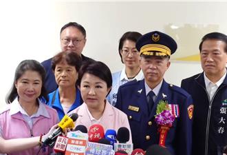 台中市新任警局長吳敬田上任 盧秀燕大讚學經歷豐富