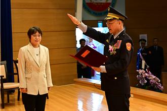 警大新任校長黃明昭就職   劉世芳：為警察教育開展新里程