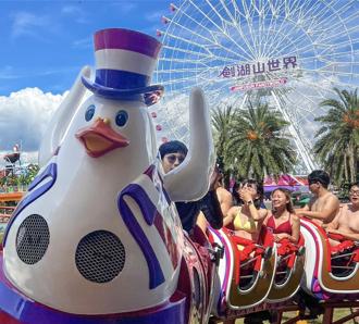 搶國旅商機   劍湖山8月推水陸一票暢玩、五星飯店住宿2字頭