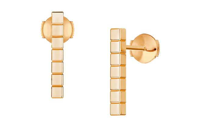 CHOPARD Ice Cube系列耳环，5万8000元。（CHOPARD提供）