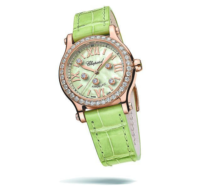 CHOPARD Happy Sports系列腕表，90万1000元。（CHOPARD提供）