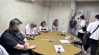 桃員警方攻堅破獲賭場  見錢遭到「冰藏」傻眼