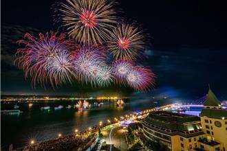 淡水漁人碼頭煙火秀今年多1場 「煙火第一排」飯店一泊二食秒殺
