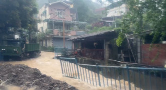 影》屏东县三地门降雨量全台之冠 土石流警戒撤离828人