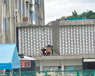 施工疏失 歷史建築南港衛生大樓受損
