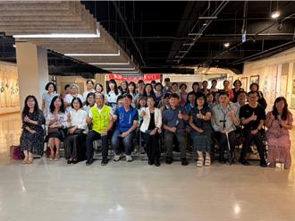 不畏雲林風雨！萍風藝術聯展 用藝術撫慰災後人心