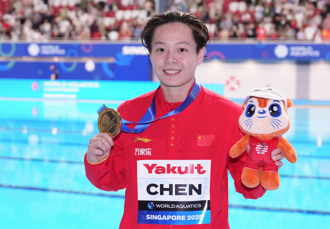 跳水》逆生長典範！「全紅嬋師姐」陳藝文勇奪世錦賽第9金