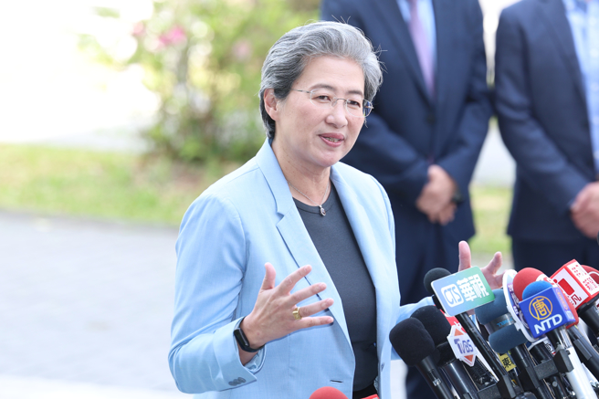 超微（ AMD）执行长苏姿丰。（中时资料照，杜宜谙摄）