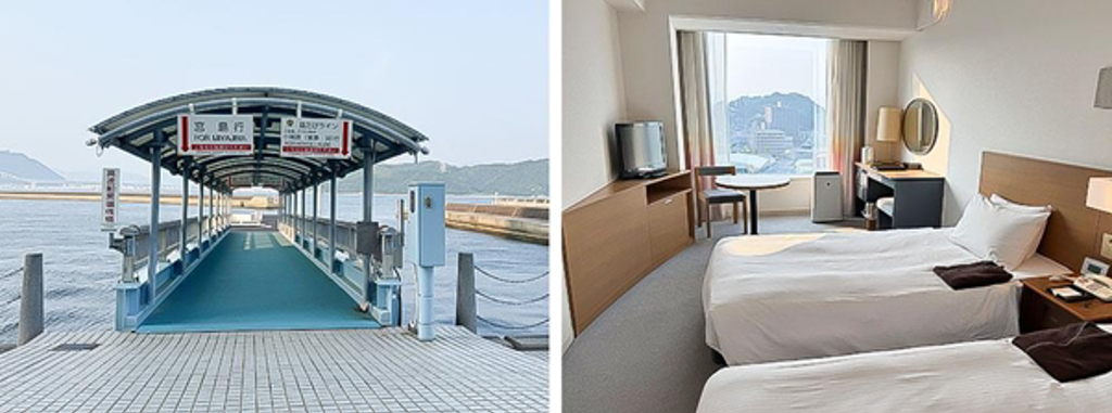廣島格蘭王子大飯店內的全部房間都可欣賞瀨戶內海的百萬海景。(旅報傳媒 提供)