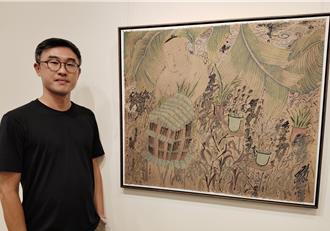 《悠然之間》水墨畫個展 新莊文藝中心展出